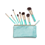 نابلا مجموعة فرش وجه وعيون اكوا مارين - 8 قطع