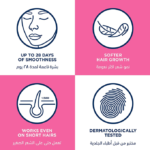 ⁦شرائح شمعية لإزالة شعر الوجه للبشرة الحساسة من فيت - 20 شريحة⁩ - الصورة ⁦4⁩