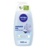 شامبو وسائل استحمام للأطفال هيد تو تو بخلاصة زهرة البكورية من نيفيا - 500مل