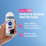 ⁦مزيل العرق رول اون للملابس السوداء والبيضاء من نيفيا - 50مل⁩ - الصورة ⁦3⁩