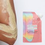 ⁦مقشر الجسم والوجه الكريمي بالسكر والكاكاو من بودي بلندز - 150غ⁩ - الصورة ⁦3⁩