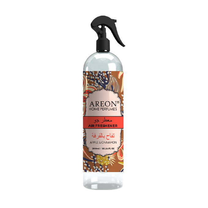99774359_AreonAppleampCinammonAirFreshenerSpray-300ml بخاخ معطر جو تفاح بالقرفة من اريون - 300 مل - الصورة 1