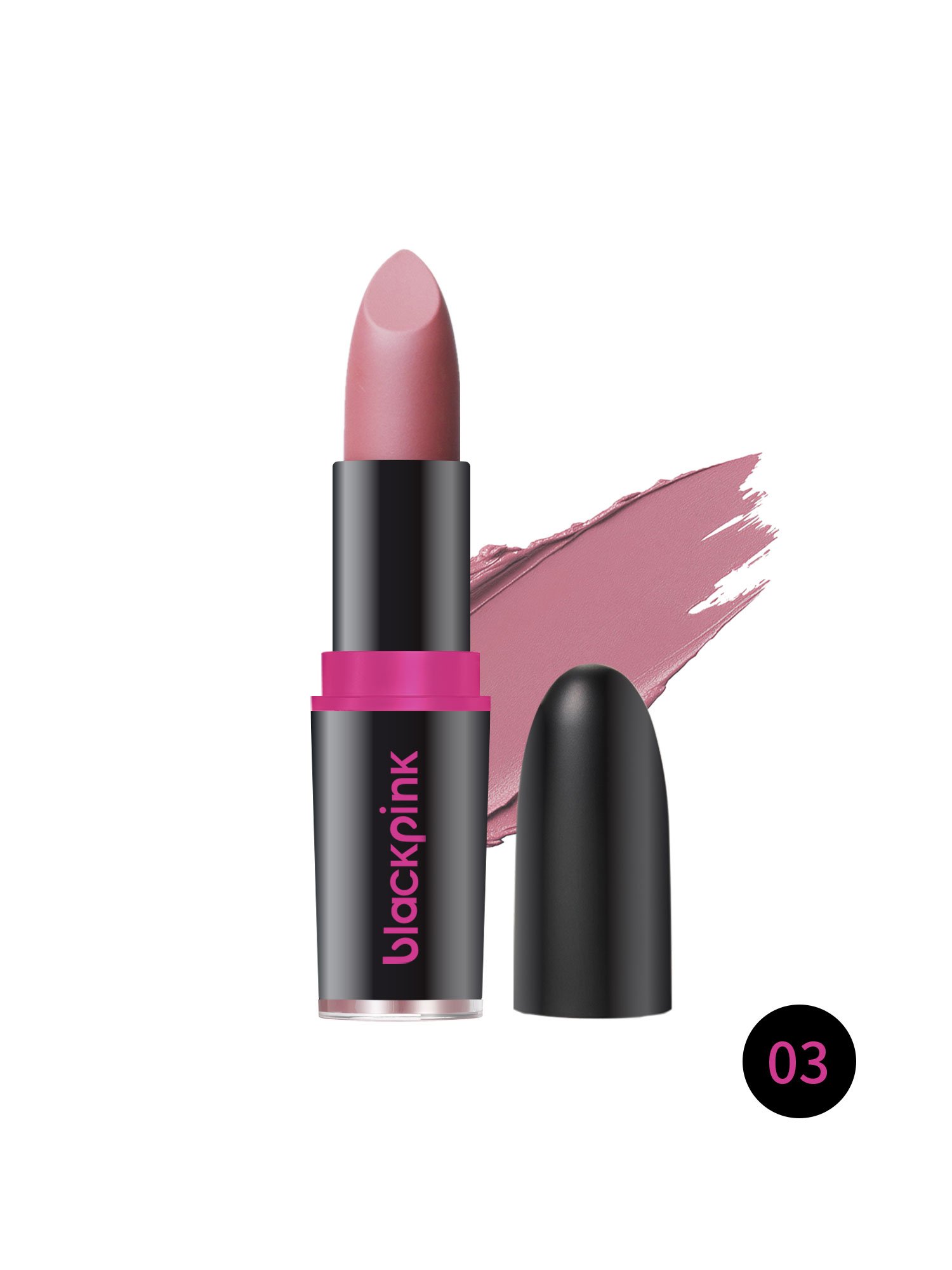 black-pink-lip-stick-03 أحمر شفاه روج مات من بلاك بينك – 03 - الصورة 1
