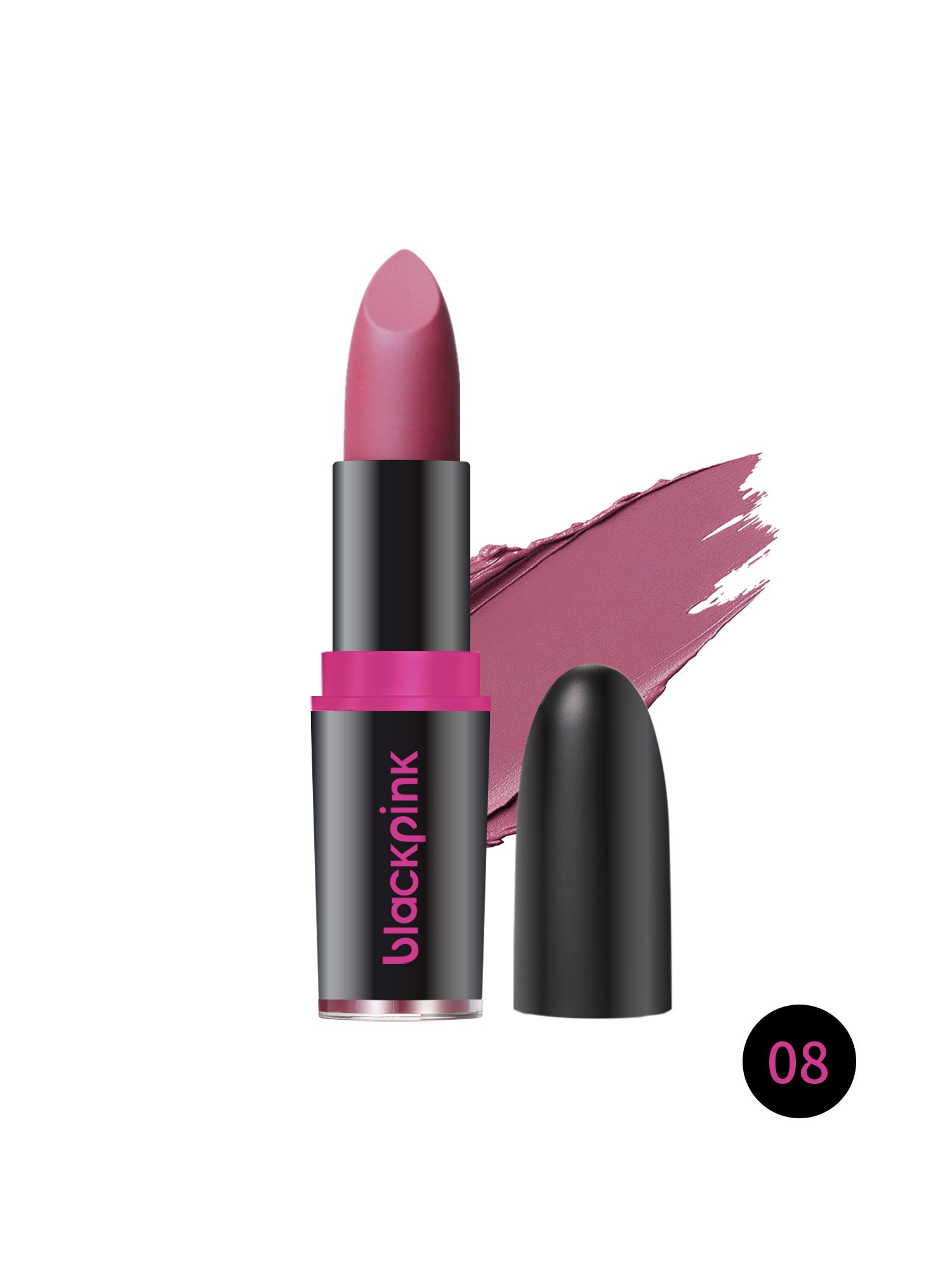 black-pink-lip-stick-08 أحمر شفاه روج مات من بلاك بينك – 08 - الصورة 1