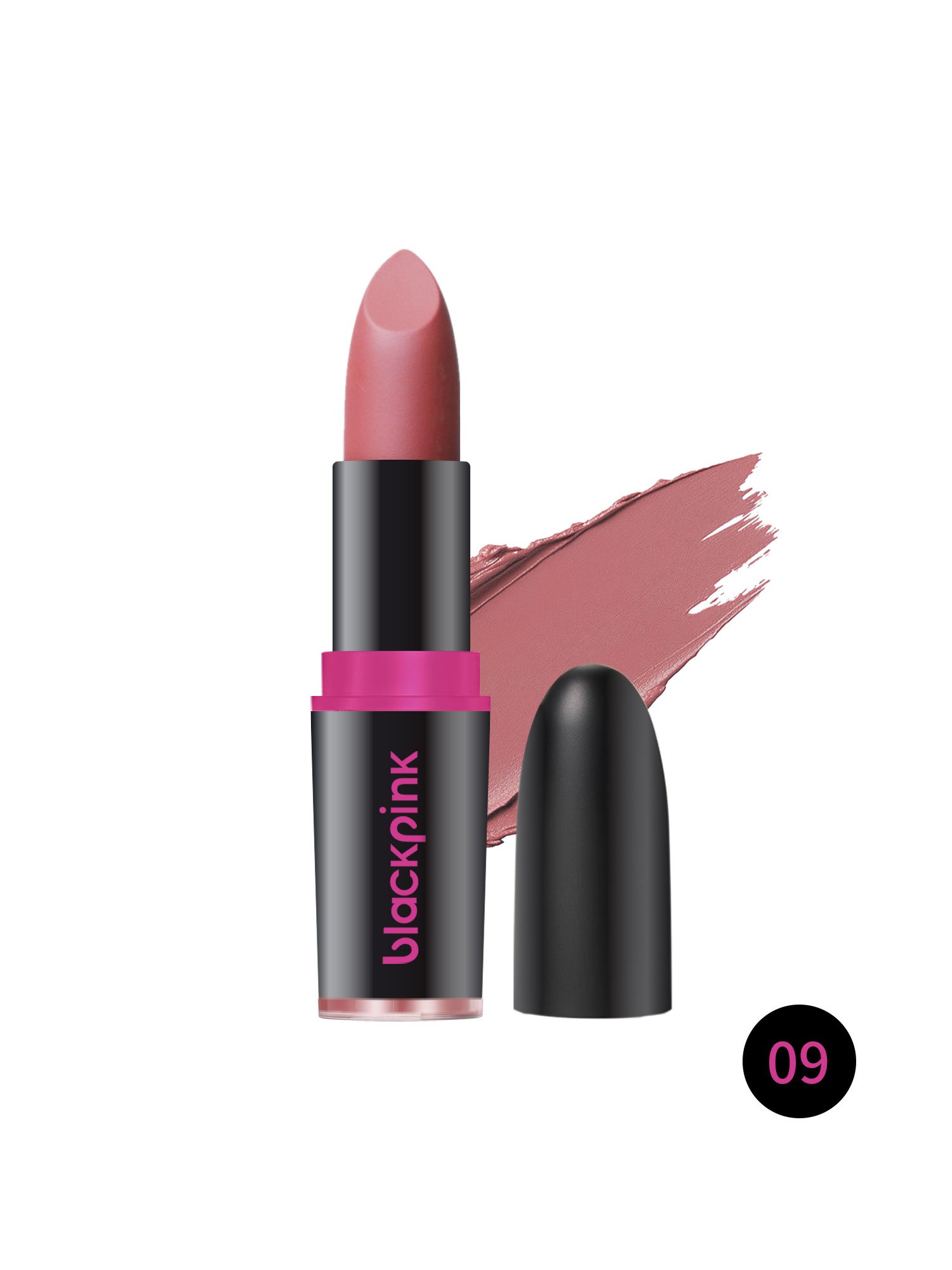 black-pink-lip-stick-09 أحمر شفاه روج مات من بلاك بينك – 09 - الصورة 1
