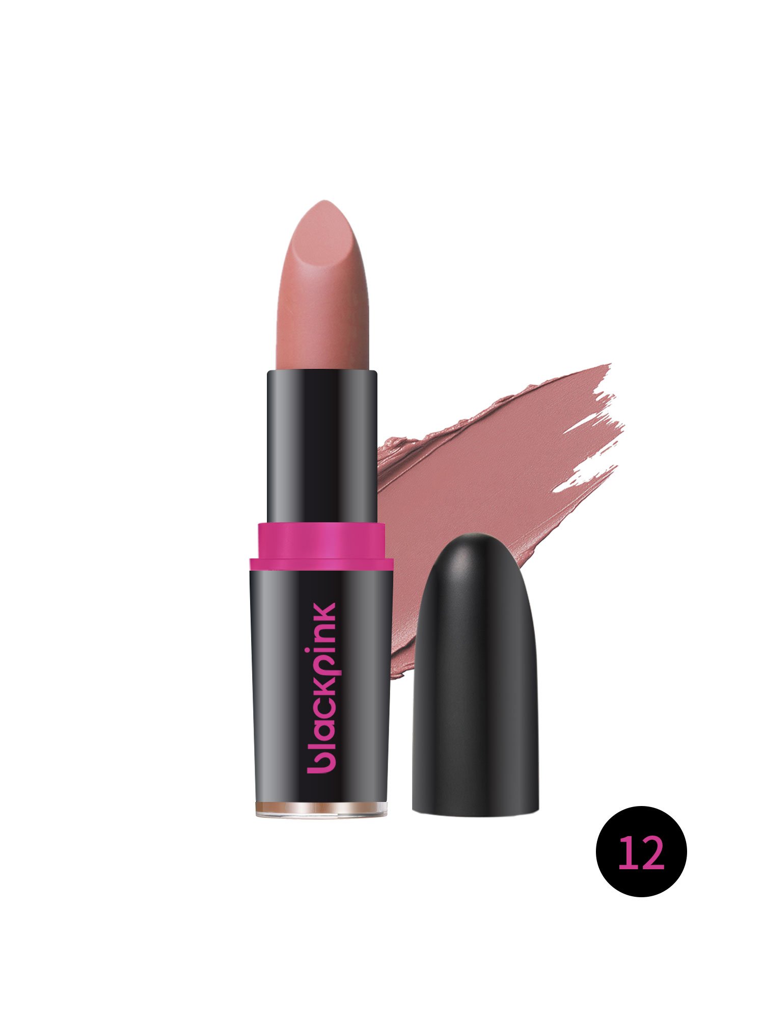 black-pink-lip-stick-12 أحمر شفاه روج مات من بلاك بينك – 12 - الصورة 1